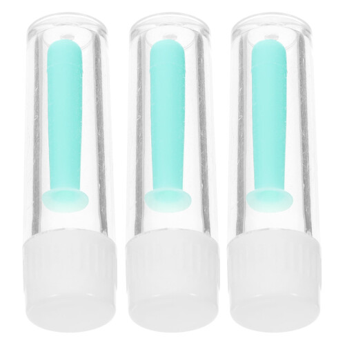 6Pcs Green Silicone Contact Lens Sticks Bulk Practical Travel Use 1