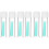 6Pcs Green Silicone Contact Lens Sticks Bulk Practical Travel Use 4