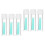 6Pcs Green Silicone Contact Lens Sticks Bulk Practical Travel Use 6