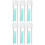 6Pcs Green Silicone Contact Lens Sticks Bulk Practical Travel Use 7