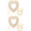 2 Sets Wooden Knitting Macrame Trimming And Cutting Template 5
