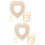 2 Sets Wooden Knitting Macrame Trimming And Cutting Template 7