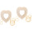 2 Sets Wooden Knitting Macrame Trimming And Cutting Template 4