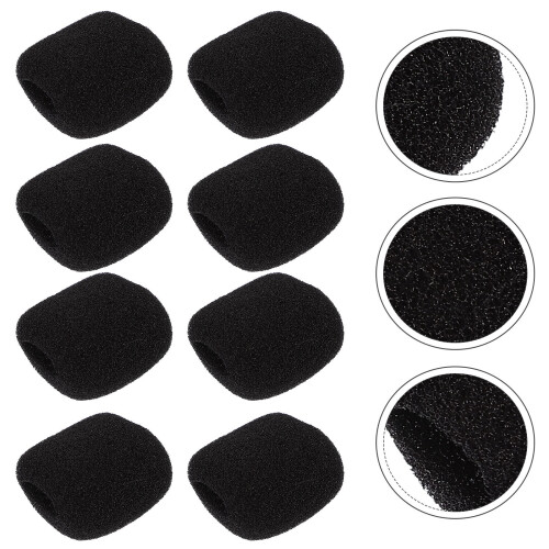 200 Pcs Lapel Headset Mic Sponge Windscreens 2