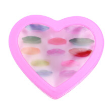 2Ensembles Bijoux Plastique Rose Enfants Jeux DIY Coffrets Rangement