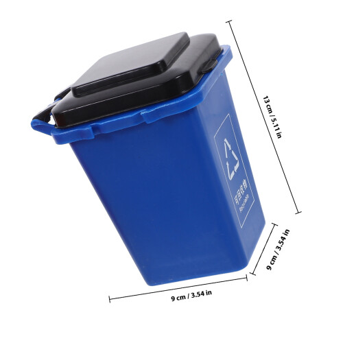 1 Set Kids Early Teaching Tool Sorting Garbage Small Trash Can 1