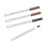 2sets Waterproof Microblading Eyebrow Pencil 4 Prong Makeup Pen 4pcs*2 9