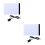 2Pcs A4 LED Artist Thin Art Stencil Board Light Box With US Adapter 9