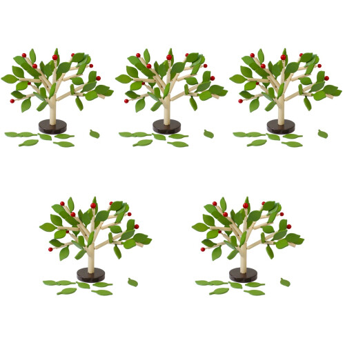 5Set Giochi Assemblaggio 3D Legno Bambini Colorati Educativi 2