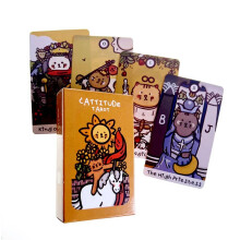 Cattitude Tarot, Cattitude Tarot, Tarot Card, Funny Game, Divination