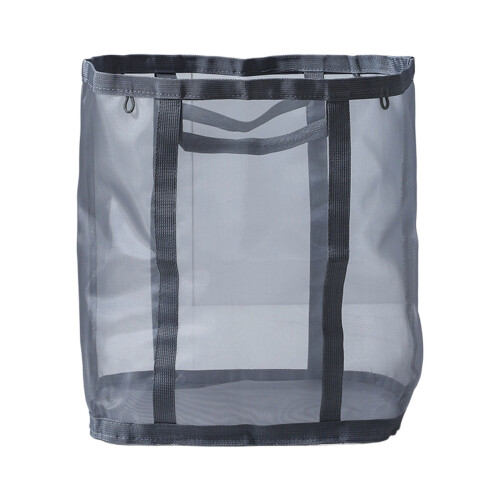 Breathable Mesh Foldable Hamper Portable Clothes Storage-Gray