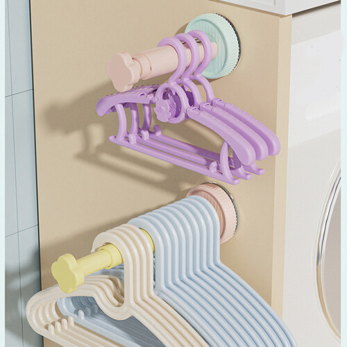 Adjustable Suction Hook Storage ABS PC-Pink and white sucti 2