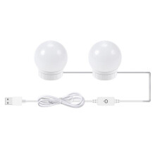 Elegant Hollywood Vanity Mirror, Led Lighting For Makeup, Professional Dimmable Led Bulbs With Safe Touch Control, Adjustable Brightness And Color