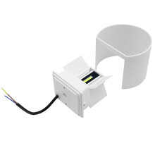 Aluminium verlichtingsarmatuur, waterdicht IP65, moderne wandlamp met geanodiseerde lakcoating voor binnen- en buitengebruik, energiebesparend, 12W