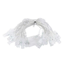 Unique Decoration: Photo Clip String Lights, Create Romantic Atmosphere With 20 Warm White LEDS For Holiday Cards, Photos, Artworks, Light Weight