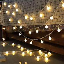 Battery Operated LED Globe String Lights, Upgraded Super Bright LEDs, Add A Sparkle To Your Decor With Energy-Efficient And Waterproof Fairy Lights