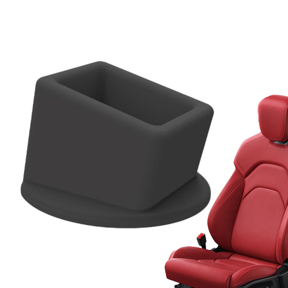 Rear Seatbelt Stabilizer Seatbelt Stand Vehicle Buckle Holder Soft Silicone Buckle Lifter Tool For Easy Access Black 9365049933032