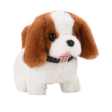 Realistic Robot Dog Toy Robot Dog for Kids Interactive Movable Gift for Adults Seniors STEM Learning Companion Toy Room Brown