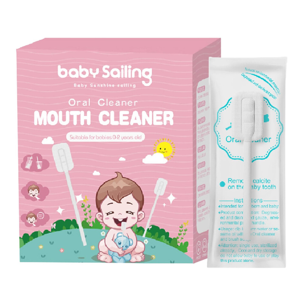 Baby Tongue Cleaner  30 Soft Gauze Infant Oral Hygiene Tongue Scrapers