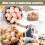 Wooden Egg Holder Stackable Storage Tray with Handle Rustic Farmhouse Kitchen Counter Organizer 3