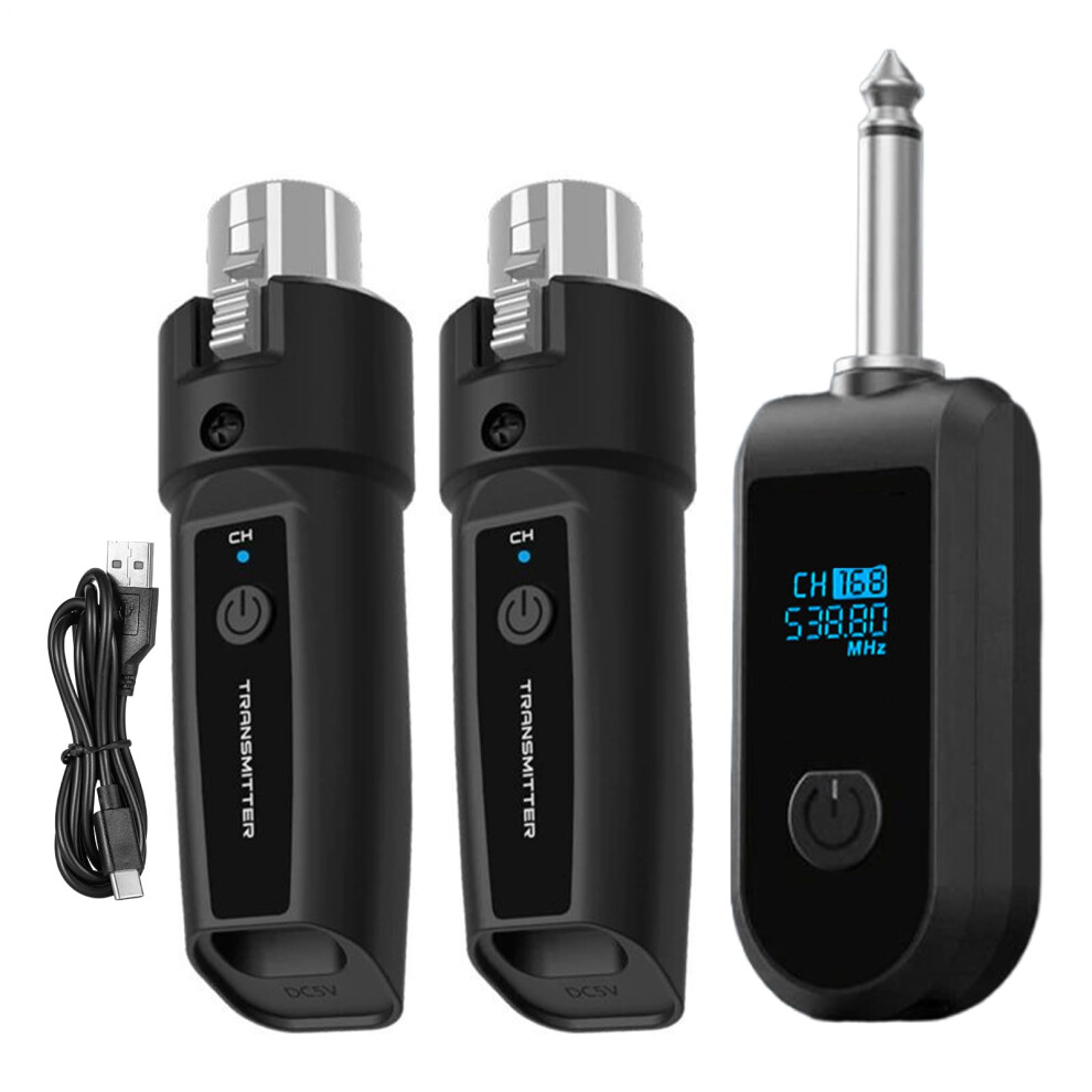 Wireless Microphone Adapter  Dynamic Mic Adapter, Portable Wireless Audio Transmitter Receiver-image-OPC-PP6T98S-NEW