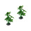 Aquariums Landscape Artificial Leaf Plant Statue-Orchid grass 1