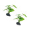 Aquariums Landscape Artificial Leaf Terrarium-Taro leaf grass 1