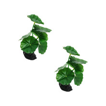 Aquarium Landscape Leaf Model Aquariums-Lotus leaf grass