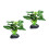 Aquariums Handicrafts Artificial Leaf Plant-Polka dot leaf 1