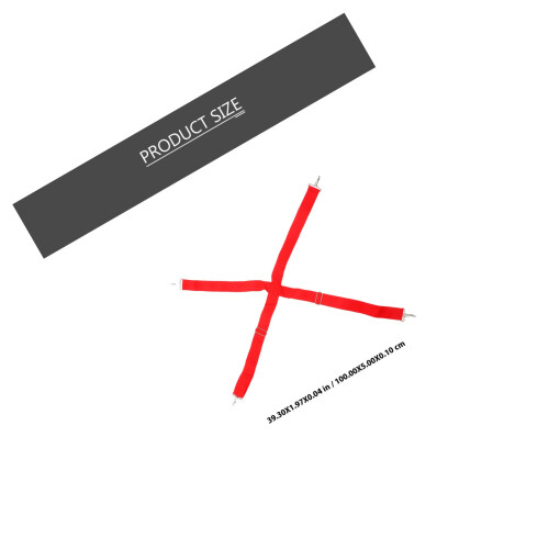Ondersteuningsaccessoire Voor Snaredrum Verstelbare Sling Rood 1