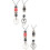 4Pièces - Silicone Couleurs Assorties Solides 7