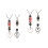 4Pièces - Silicone Couleurs Assorties Solides 4