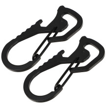2 karabiner camping schlüsselhalter hochleistungs
