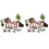 2Sets Assorted Color Miniature Farm Figurines Durable DIY Toy Set 3