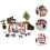2Sets Assorted Color Miniature Farm Figurines Durable DIY Toy Set 10