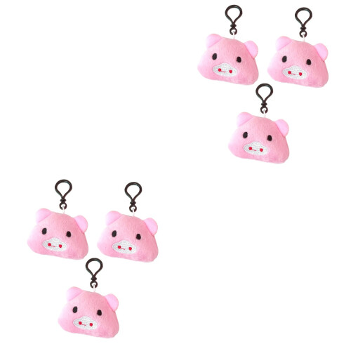 6 plüsch schwein schlüsselanhänger geschenk 2