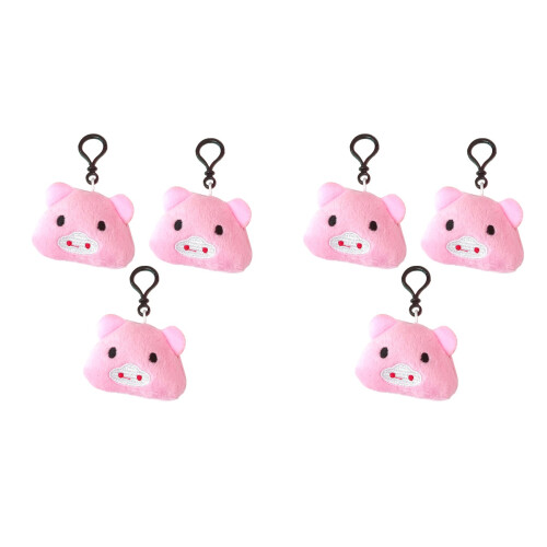 6 plüsch schwein schlüsselanhänger geschenk 1