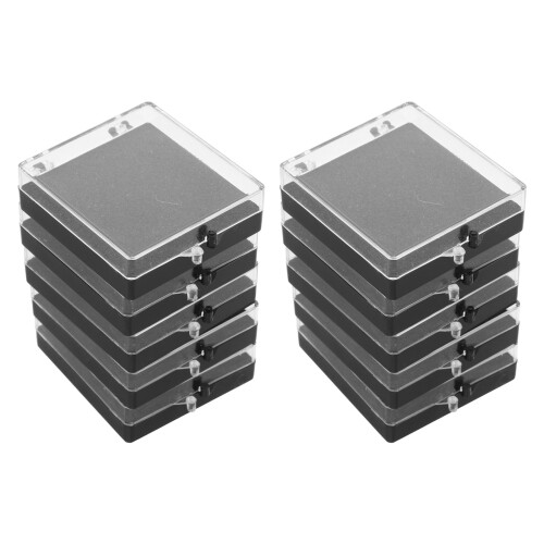 10Stück Pin Kunststoffbox Mit & Klapdeckel