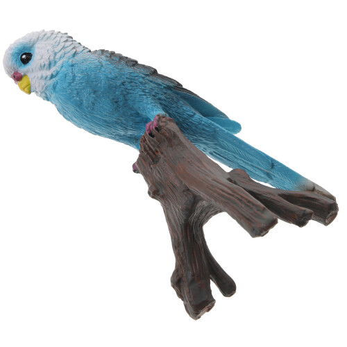 2Stück Künstliche Papageien Stehende Vogelstatue Dekorative 1