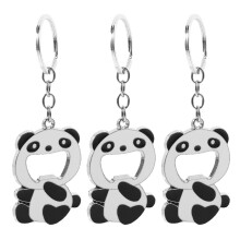 9 Panda Flaschenöffner Metall Schlüsselanhänger