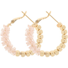 2Paare Damen Ohrhänger Geometrisch Kristallfarben Ohrschmuck