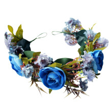 handgefertigtes 3- . -Diadem aus Blumenkranz für Hochzeit, Festival