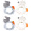 4 make-up headbands spa hasen kopfbedeckung 5