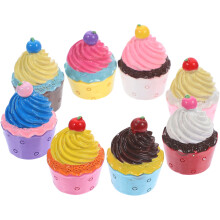 40 cartoon cupcake anhänger harz magnet schlüsselanhänger diy