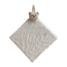 Soft Wipes Washcloth For Baby And Adult, Quick Dry Microfiber Towel 25x25 cm, Bear Pattern