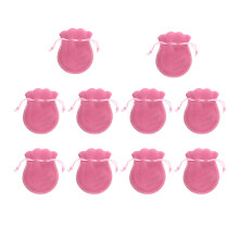 10Ud De Joyería Rosa De Textura Brillante Y Capacidad