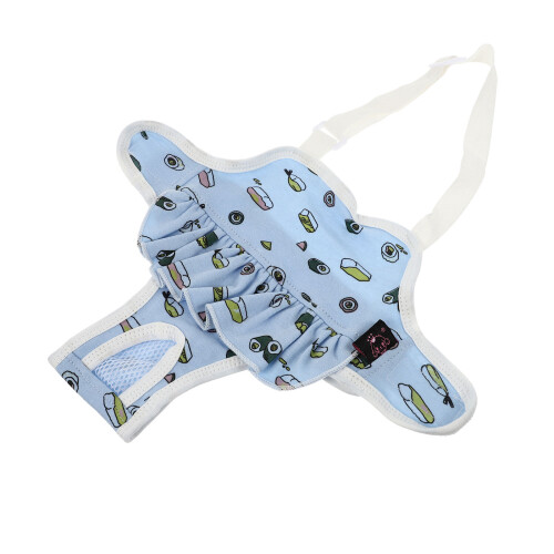 Ropa Perro Pañal Lavable Celeste Confortable