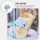Ropa Perro Pañal Lavable Celeste Confortable 8