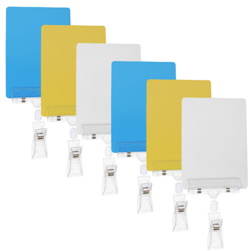 1Jgo Porta Profesional PVC Multicolor Para Precio Reutilizable 1