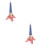 2 Piezas Madera Torre Eiffel Tricolor 3D Educativo 6